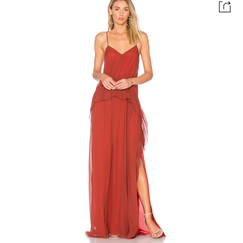 Elizabeth and James gown